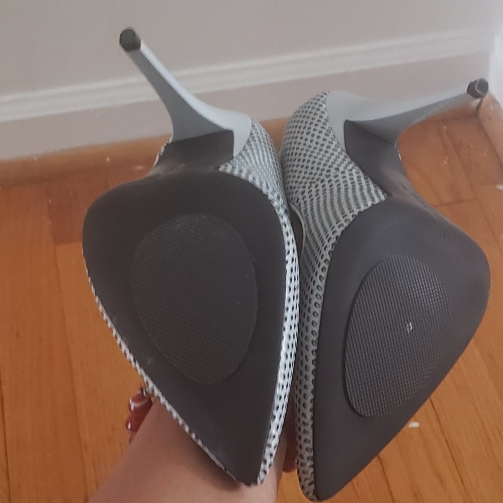 Greyish Black Lamb Heels - Picture 11 of 11
